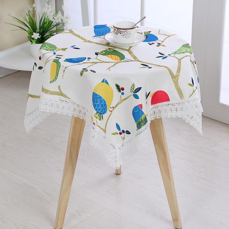 Круглая кружевная скатерть для столовой, украшение для обеденного стола, аксессуары, украшение для чайного стола, прямоугольная крышка для стола для кухни