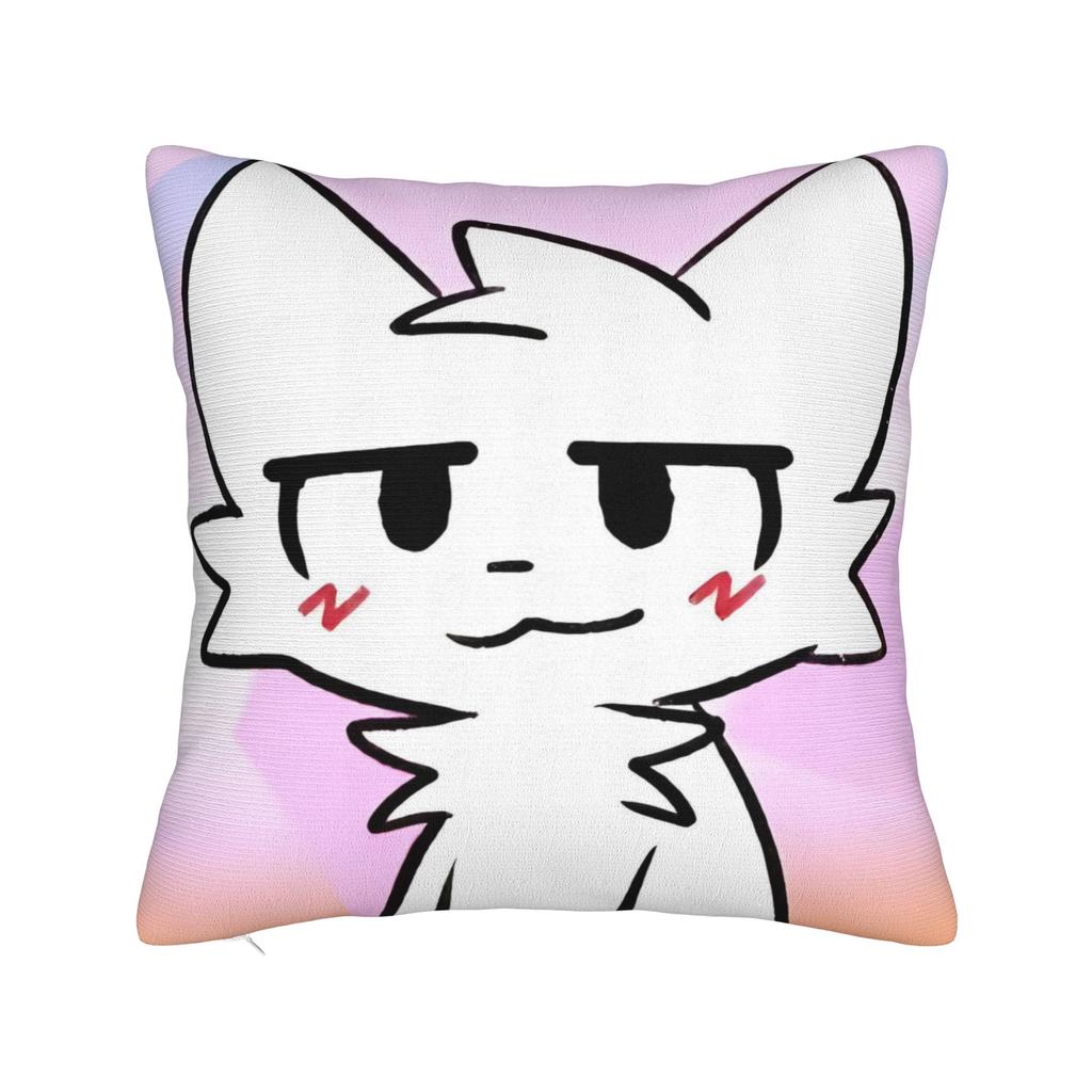 Квадратная наволочка Boykisser Чехол для подушки-кошки Наволочка с молнией на заказ Декоративная наволочка для автомобиля 18"