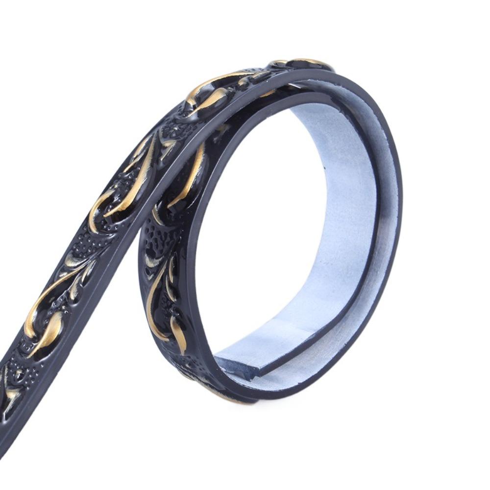 Дизайн интерьера Самоклеящийся настенный молдинг Гибкий плинтус Отклеивающийся и приклеивающийся Рамка для зеркала 5 м ПВХ Кромка для плитки Потолок