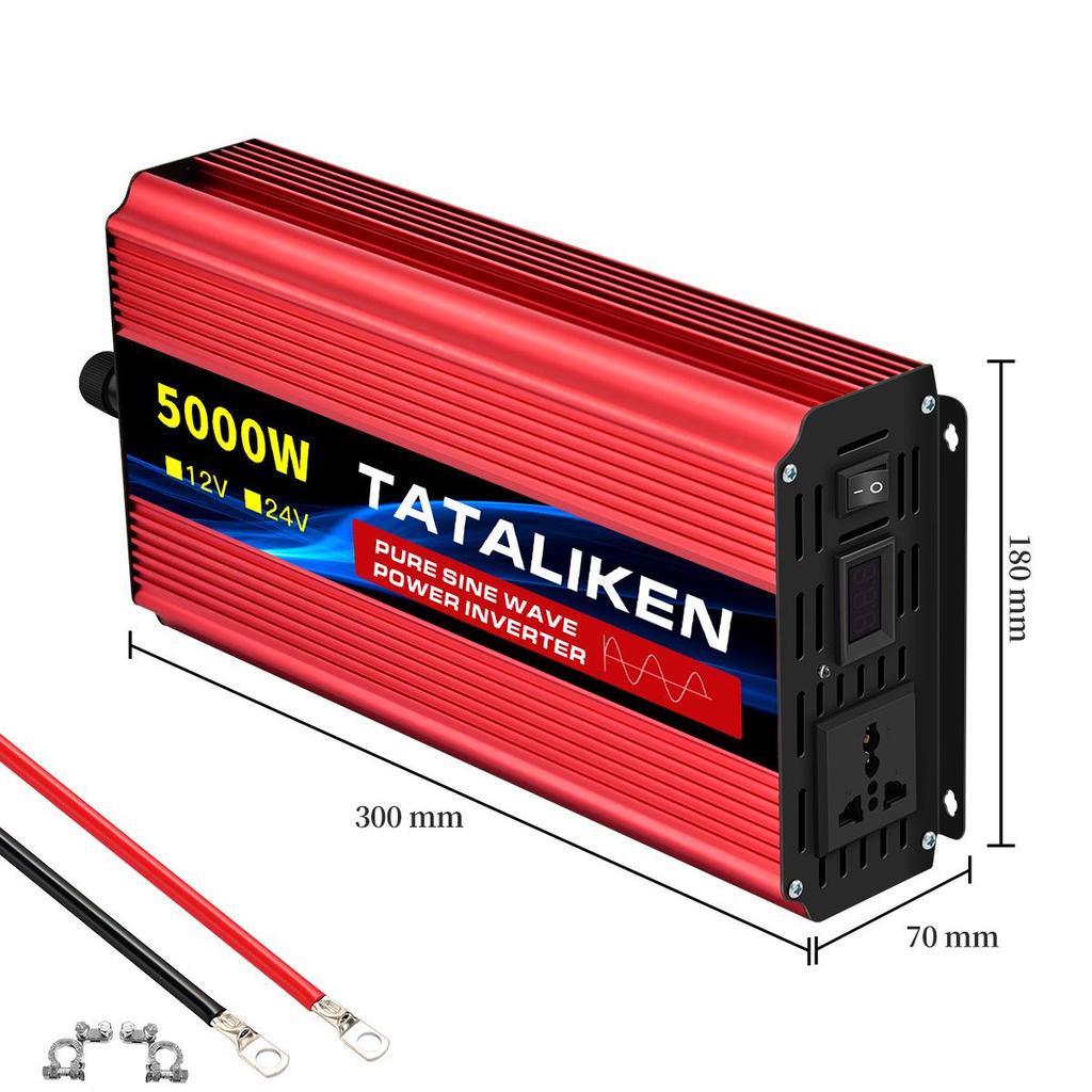 Pure Sine Wave Inverter 1600W-10000W, 12V/24V to 110V/220V