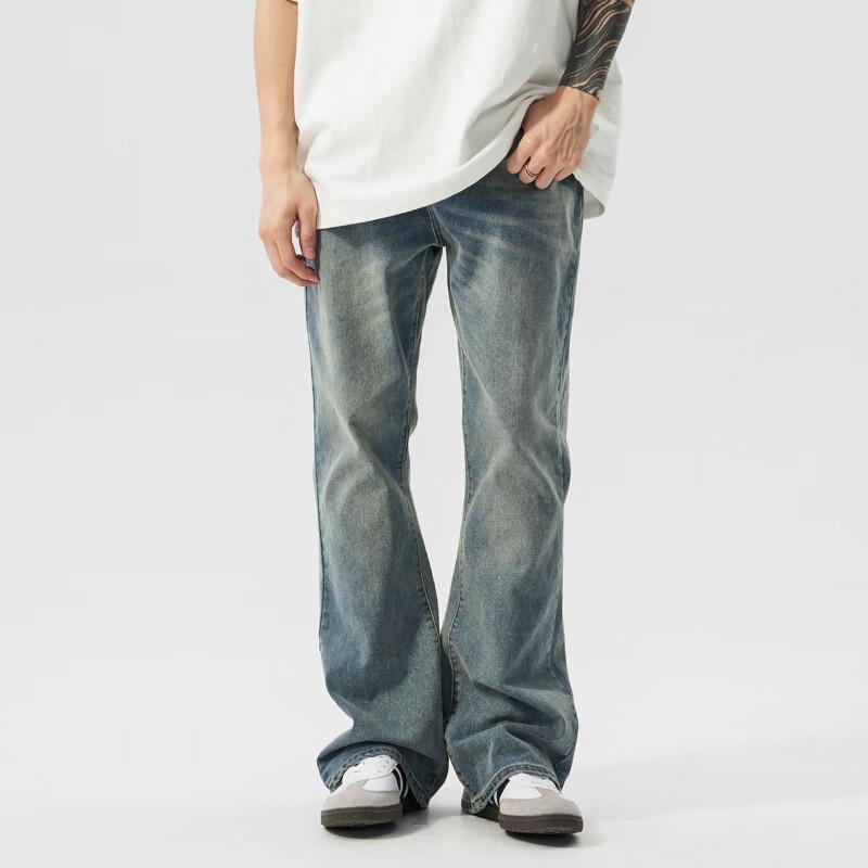 Джинсы унисекс New Element из стираного эластичного денима прямого кроя