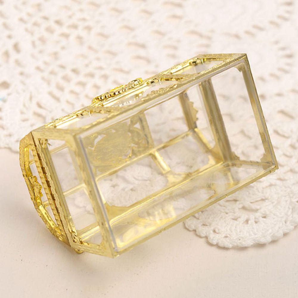 Cute Souvenir Trinket Organizer Crystal Gem Treasure Chest Jewelry Storage Pirate Candy Box
