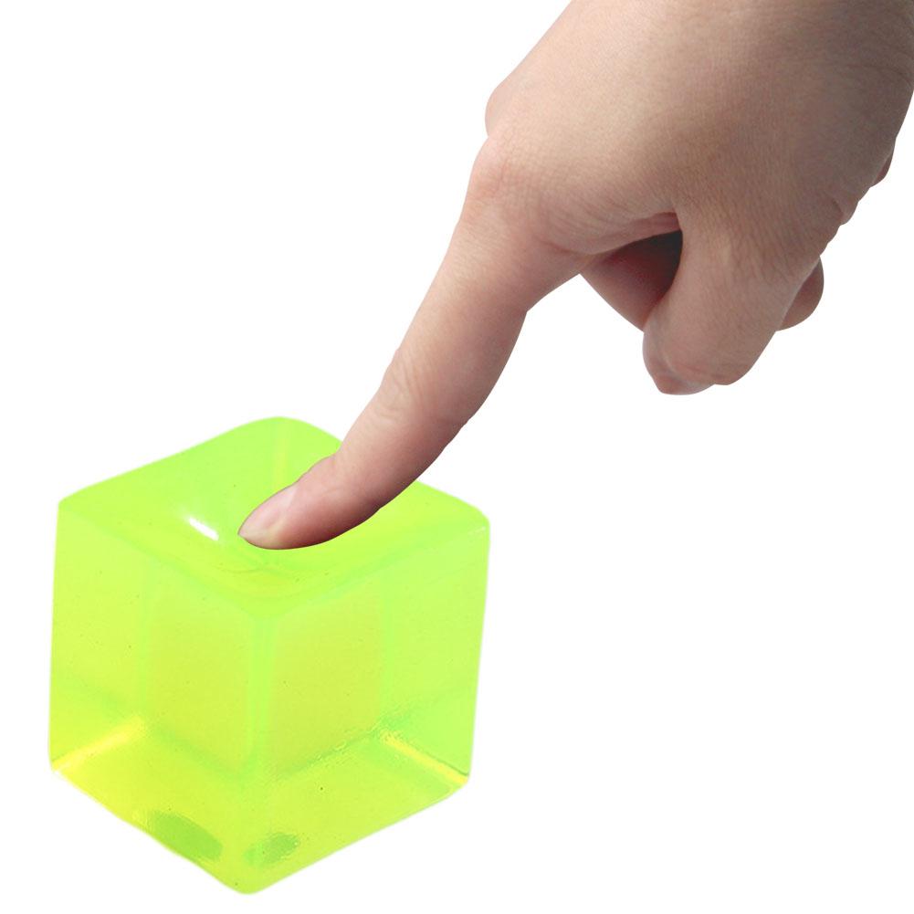 2.5cm Transparent Ice Cube Fidget Toy Mini Mochi Stress Sensory Kawaii Ball Relief Anxiety Paw V3Z6