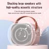 Micro Karaoké - Machine - 2 Micros Sans Fil - Haut-Parleur Portable LED - Rose