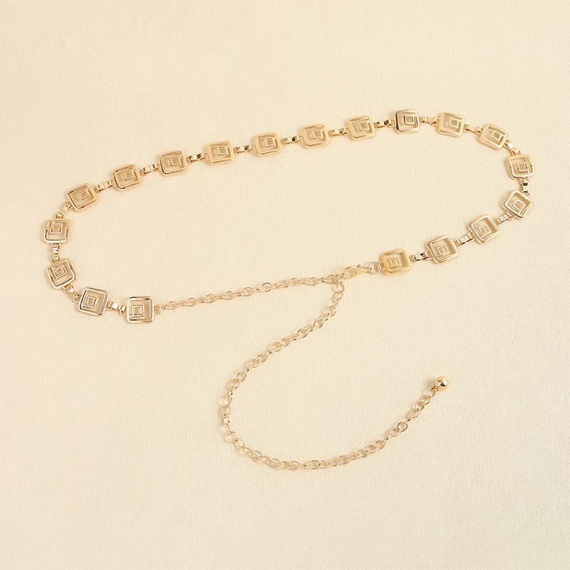 Металлическая цепочка на талию с длинной цепочкой и кисточками, пояс-цепочка на платье, декоративная цепочка, регулируемый пояс в стиле Ins