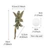 Retro Sitting Flower Fairy Figurine Resin Crafts Fairy Sculpture  Home Office Decor