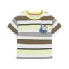 M.Latin Kids' Striped Peek-a-Boo Short Sleeve T-Shirt