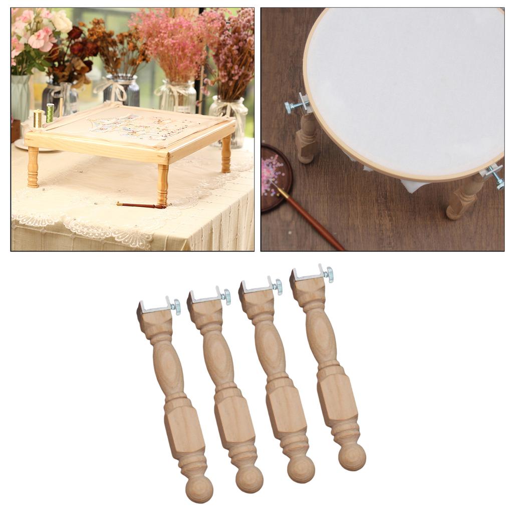 4 шт., деревянные пяльцы для вышивания, увеличивающие сменные швейные инструменты