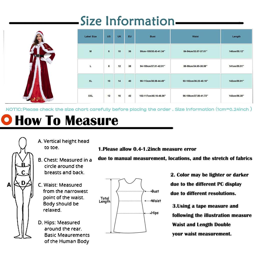 Fashion Women Christmas Cosplay Princess Dress Vintage Witch Dress