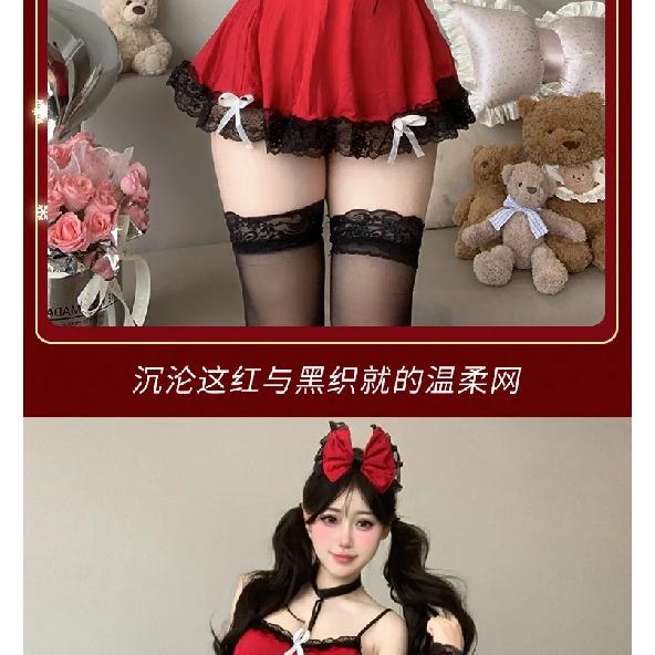 Sexy lingerie pure lust maid seduction pajamas passion flirting free maid uniform suit