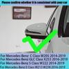 Накладки на боковые зеркала из углеродного волокна для Mercedes BCES CLS GLA GLB GLC W205 W247 H247 X247 X253 C253 W222 C217 W213 C257