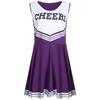Plus Size Womens Cheerleading Costume Sexy Stage Performance Uniform Milk Fabric