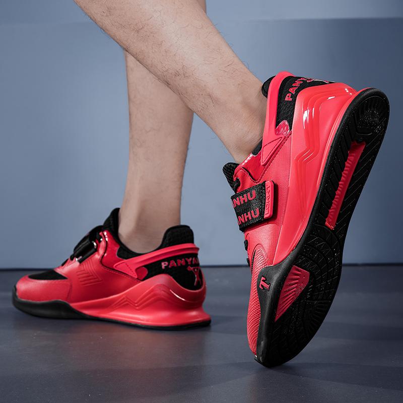 Professional Squat Shoes Men's Shoes Indoor Fitness Hard Pull Shoes Comprehensive Training Strength Weightlifting