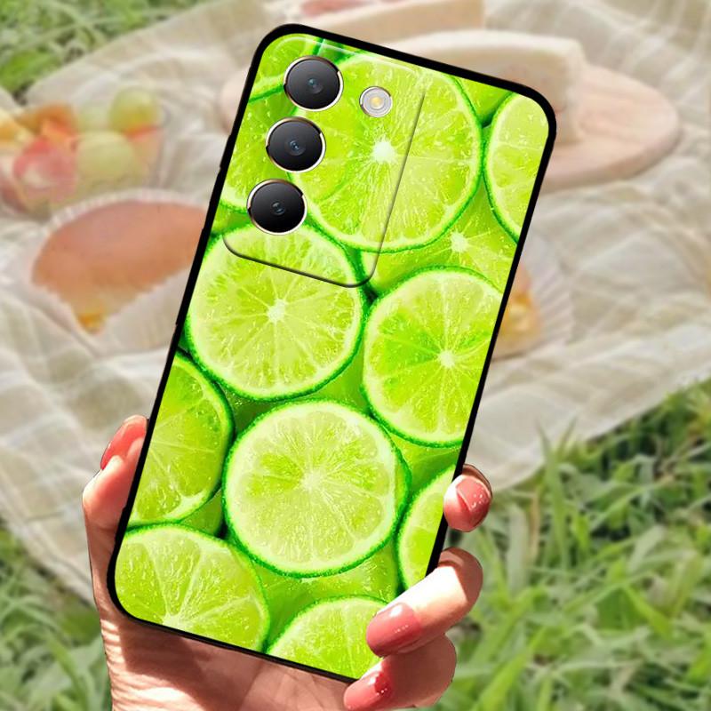 Чехол для vivo V40 SE 2024 Силиконовый бампер Мягкие чехлы для vivo V40 SE 5G Чехлы V40SE Мультяшный Расписной Coque Fundas Защитный