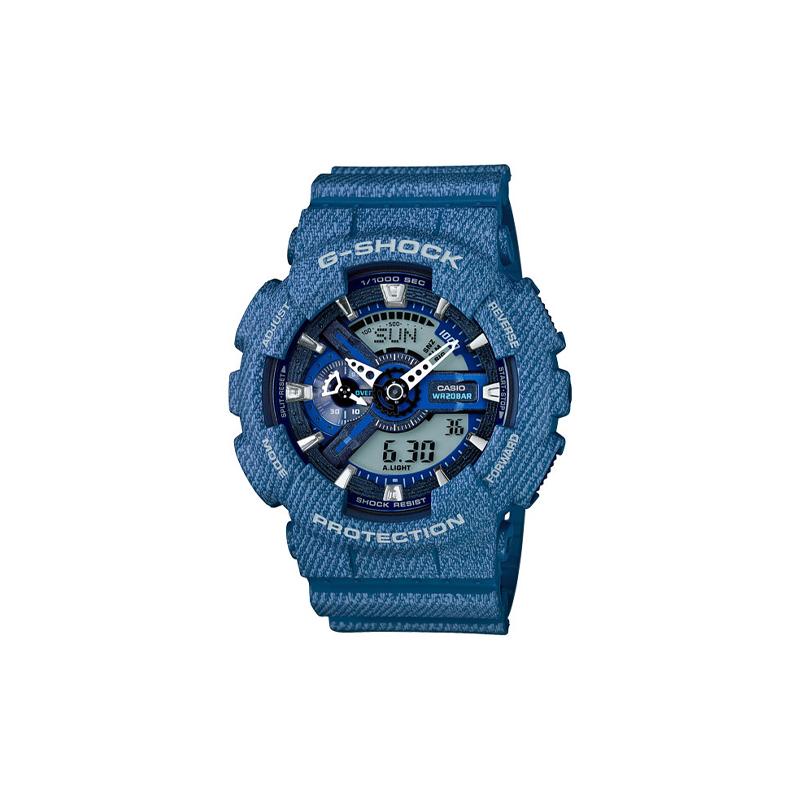 Casio LCD/Pointer Dual Display Series G-Shock Tannin Theme Series Shockproof Anti-magnetic Waterproof Sports Quartz Movement Resin Strap GA-110DC-2A