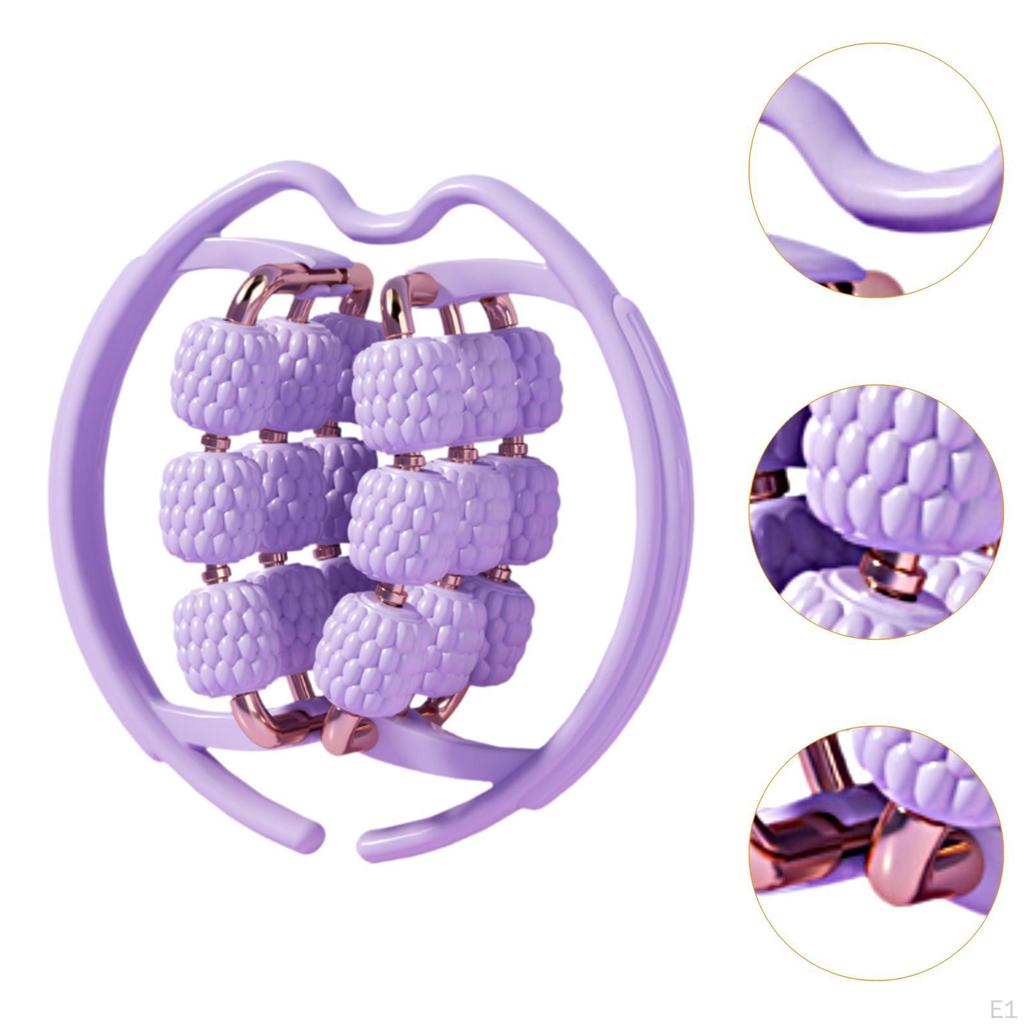 Массажный роликовый массажер 18 колес для глубоких тканей, колесо для рук и ног для голени