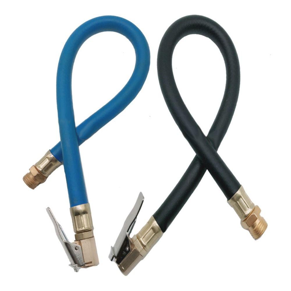 On Clip Adapter Tyre Hose Air Compressor Pipe Tire Inflator Hose Inflatable Pump Extension Tube
