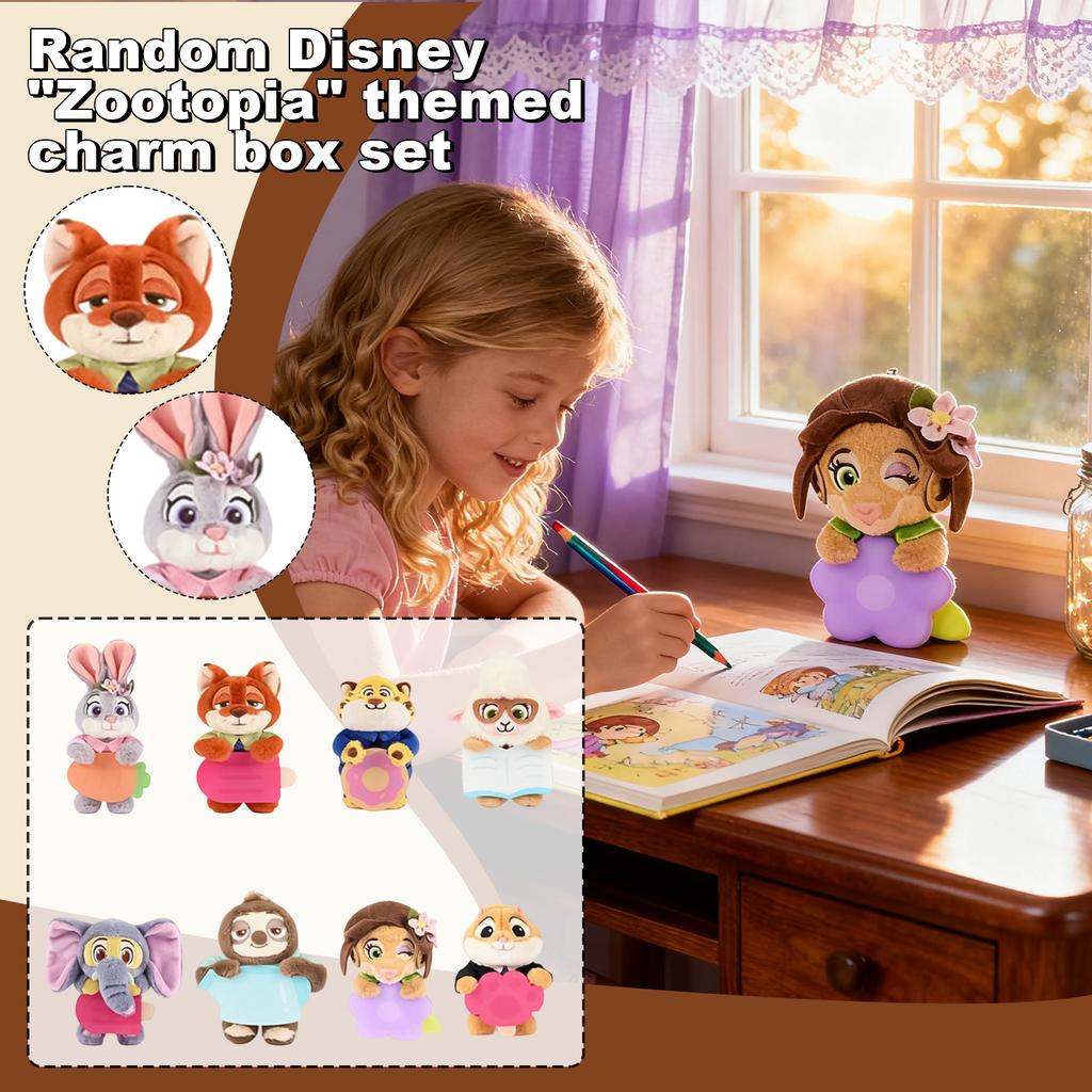 Случайный Кулон Бутик Подарочная Коробка Плюшевая Игрушка, Детский Подарок-Сюрприз