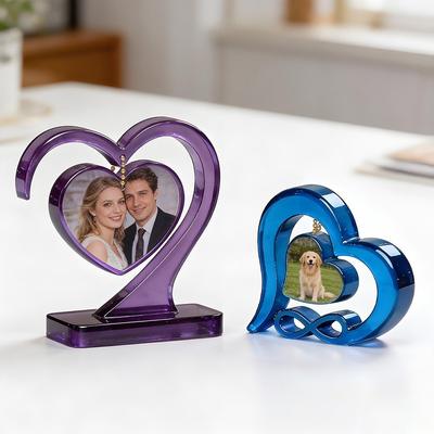 Антипригарная форма-рамка в форме сердца, многоразовая, гибкая, форма для силиконовой фоторамки «Любовь», элегантная, сделай сам