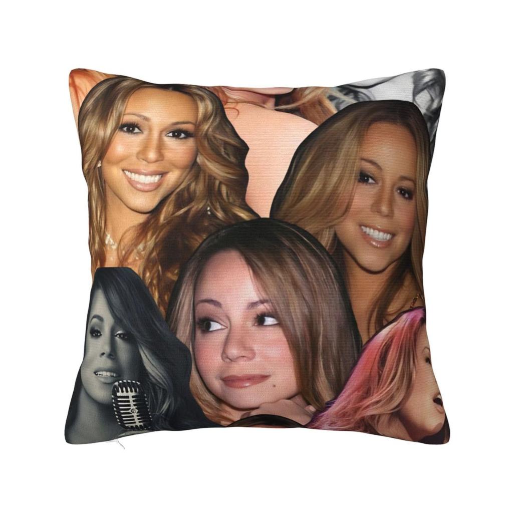 Mariah Carey American Singer Pillow Cover Cushion Cover Soft Graphic Pillow Case Novelty Pillowcases For Sofa Home Decorative