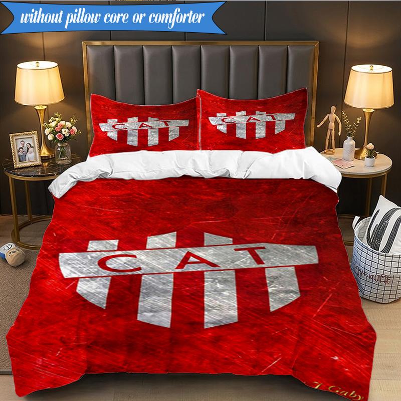 Atletico Independiente 3pcs Bedding,Including 1pc Duvet Cover And 2pcs Pillowcases Perfect for Christmas,Ideal for Bedroom, Dormitory
