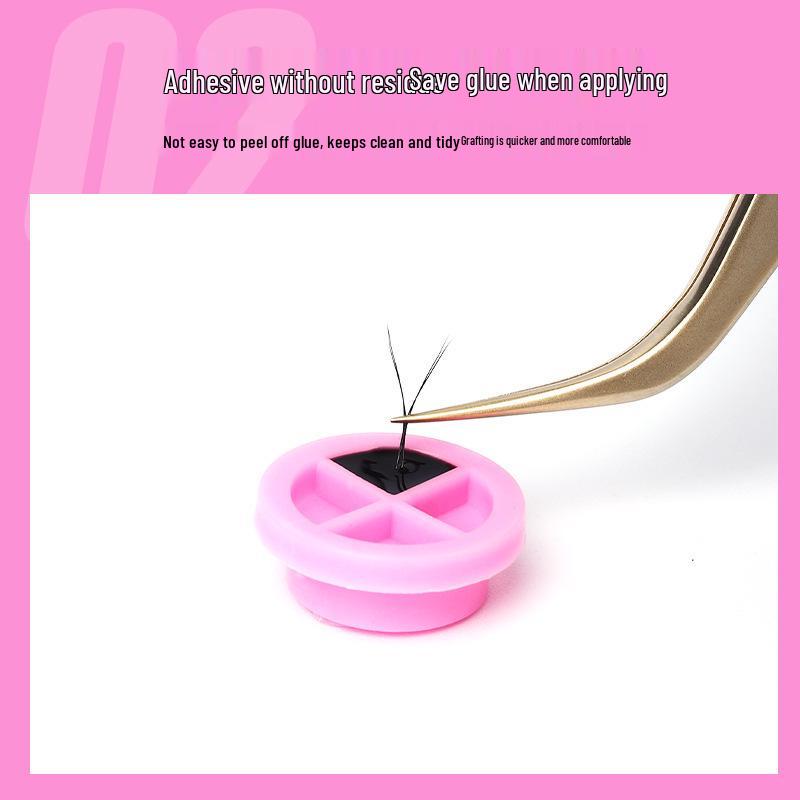 Eyelash Extension Glue Cups - Time-Delay Dispensing Tool (100-Pack)