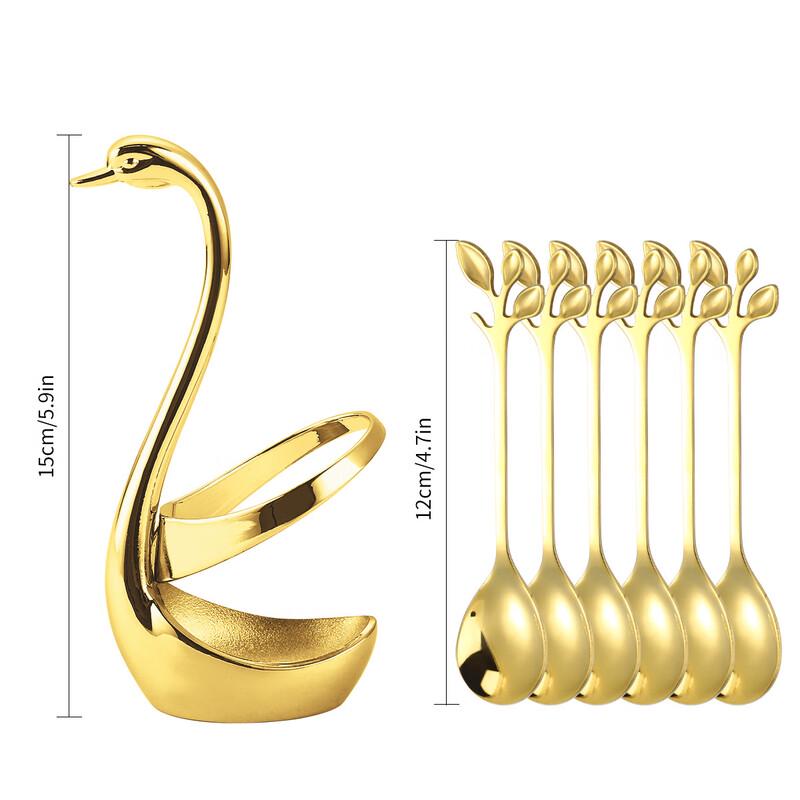 Набор кофейных ложек "Серебряный лебедь"