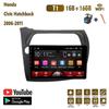 9 Inch Android Car Radio For Honda Civic Hatchback 2006-2011 Car Multimedia Video Player Car Stereo Radio GPS Navigation WIFI 1+16GB