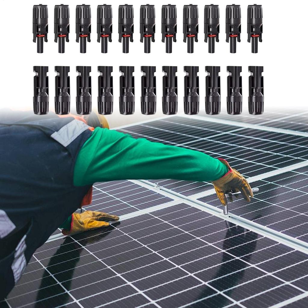 10 Pairs/Lot Solar Connectors with Spanner Waterproof Solar Panel Connector SOLAR PV Connector For Solar Cable