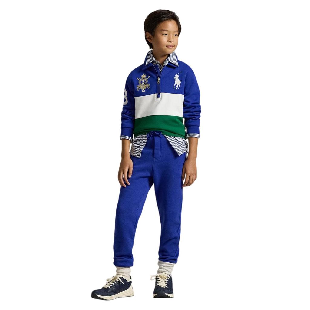 Ralph Lauren Childrens/Kids Ribbed Cuff Slim Joggers