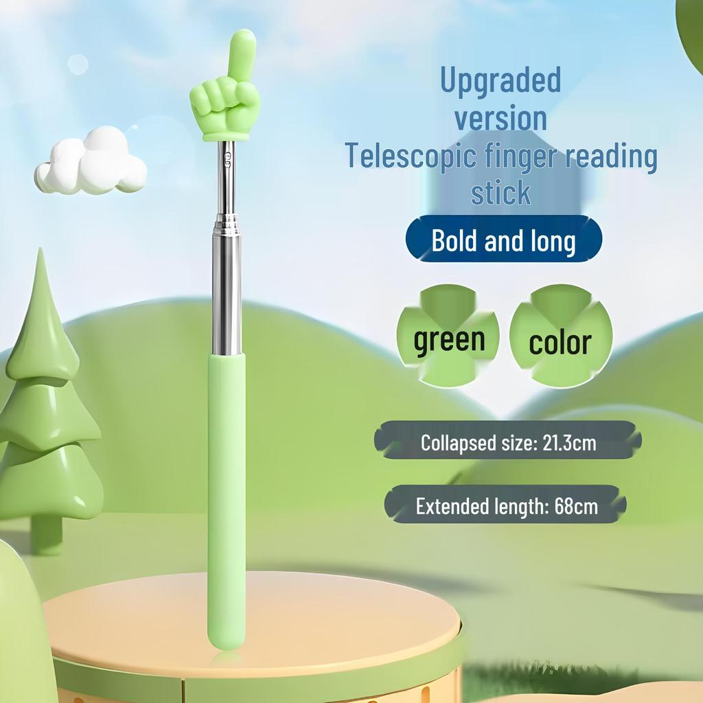 In Stock Retractable Stainless Steel Baton for Children's Finger Reading and Classroom Teaching