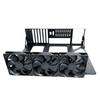 Рама для майнинг-рига для GPU Алюминиевая Открытая Рама для майнинга Корпус Рига Поддержка Графической Карты Изоляция для