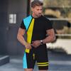 Summer Men Beach T Shirt Tracksuit 2 Piece Sets 3D Print All-Match Sports Short Sleeve Round Neck Casual Style Clothing 6XL
