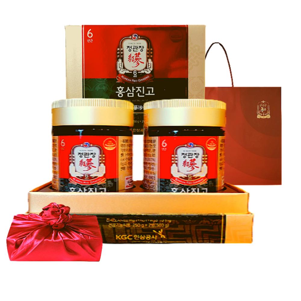 Cheong Kwan Jang 6-Year-Old Red Ginseng Extract Hongsam Jinggo Gift Set 500g Parents' Lunar New Year Gift Set (Includes Traditional) 1 pcs 500g 1 Set