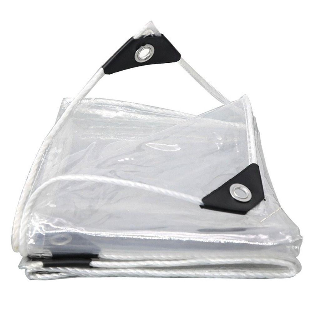 Прозрачный ПВХ Прозрачный Дождевик Утолщенный Материал Дождестойкая Ткань Навес для Перголы