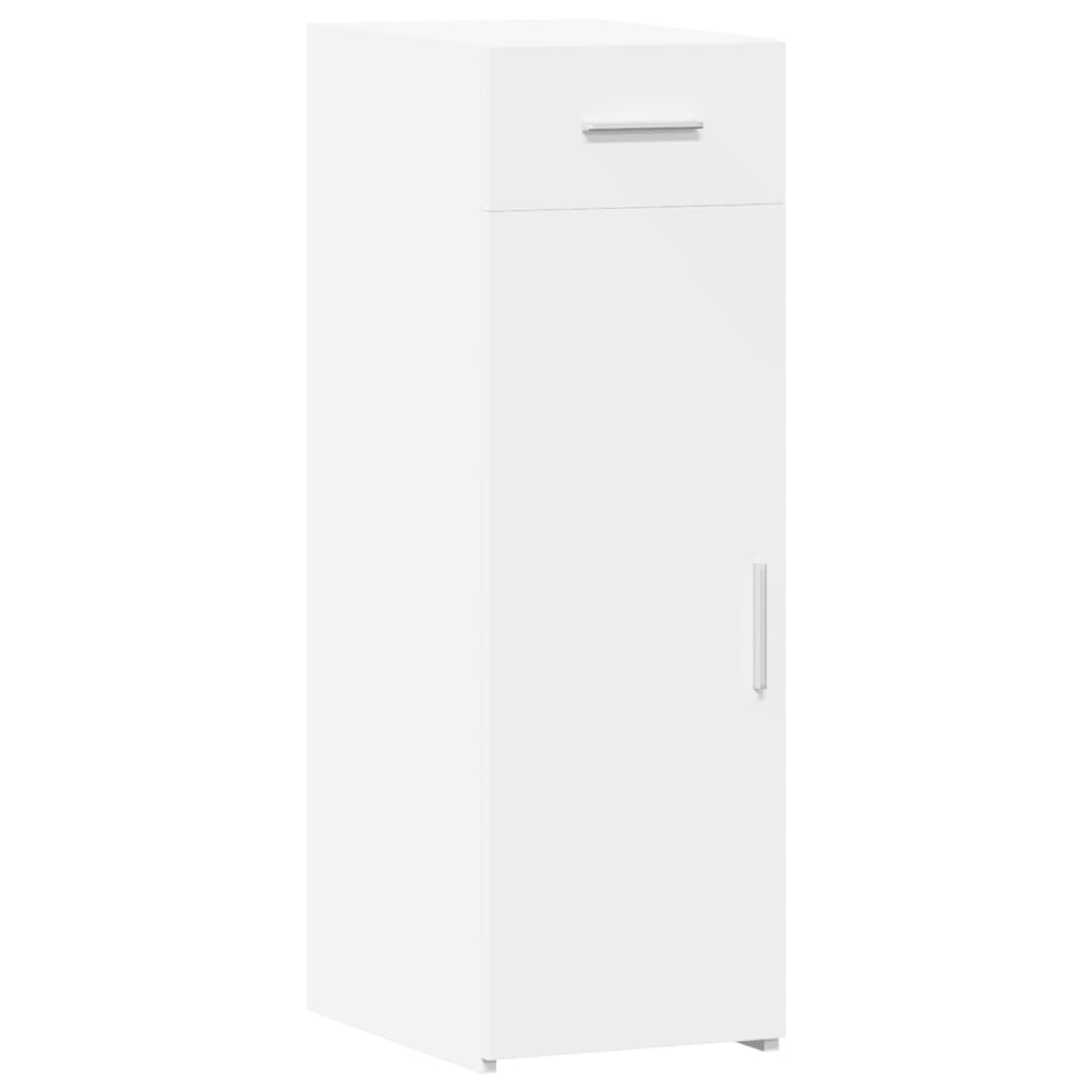 Weißer Seitenschrank, Schubladenschrank, Sofatisch, 30x42,5x93 cm