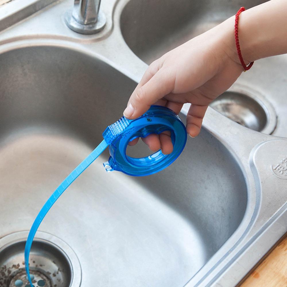 Thickness 1.5cm Drain Snake Auger ABS Pipe Cleaner Tool Drain Opener Device for Sink Drains