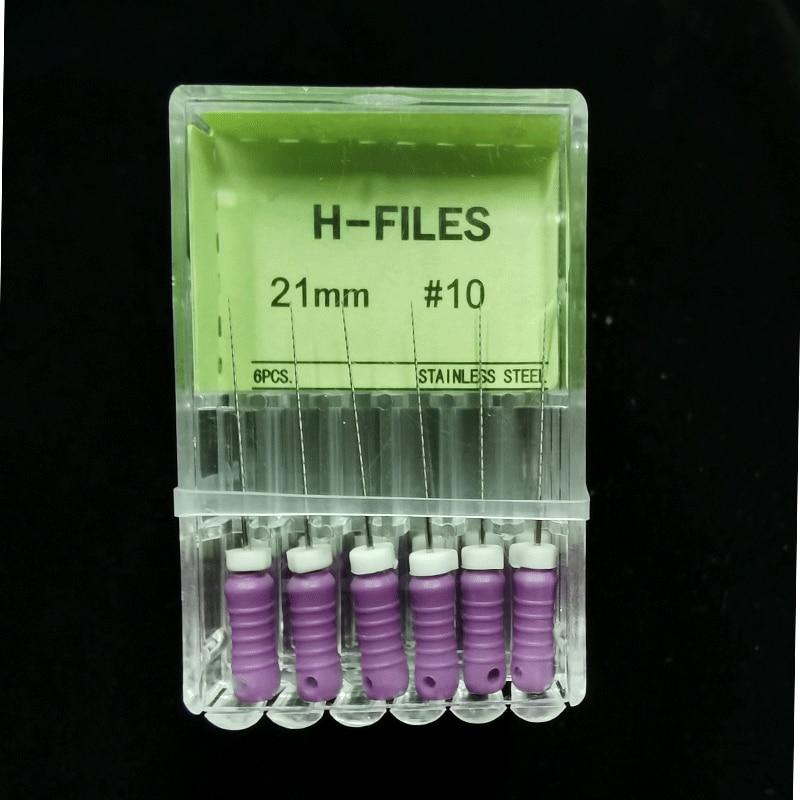 5 коробок стоматологических инструментов, эндодонтические инструменты для корневых каналов, H-файл, 21 мм, K, 21 мм, эндодонтические инструменты из нержавеющей стали, стоматологическая стоматология, одонтология