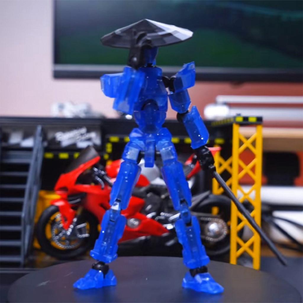 Joint Movable 3d Printed Doll Toy, Creative Decompression Desktop Ornament