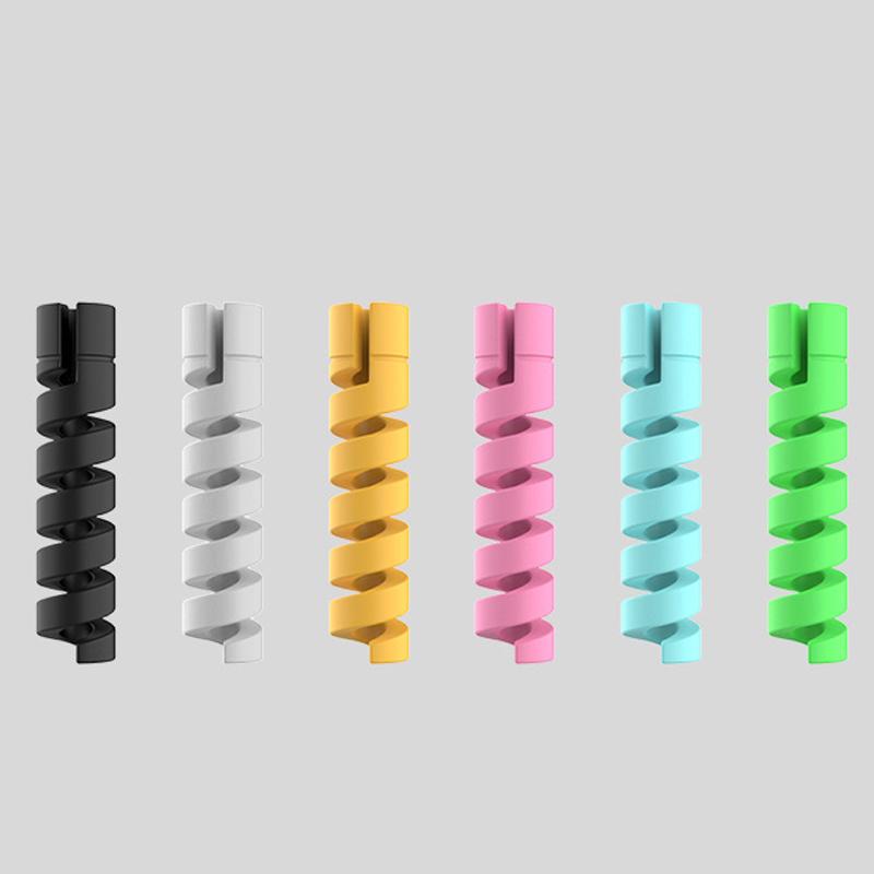 10 шт. спиральный защитный чехол для зарядного кабеля для чехла для кабеля телефона