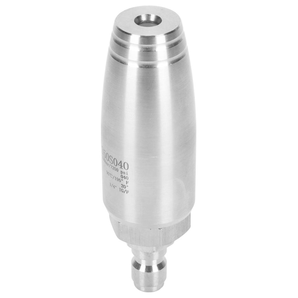 High Pressure Rotary Nozzle 1/4inch Quick Connector 350bar Stainless Steel Pressure Washer Rotating