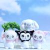Очаровательный плюшевый брелок Sanrio, очень мягкий Cinnamoroll, Kuromi, Melody, подвеска для сумки