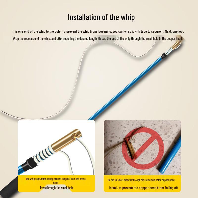 Wood Spinning Top Whip Rope