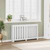 VidaXL White Radiator Cover 149x20x82 Cm Engineered Wood, Radiator Cap, Top Radiator Cover, Profile Radiator 852744