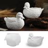 Silicone Crafting Mold Elegant Duck Shape Candle Holders Moulds Candle Organizers Moulds Suitable for Hand-Making