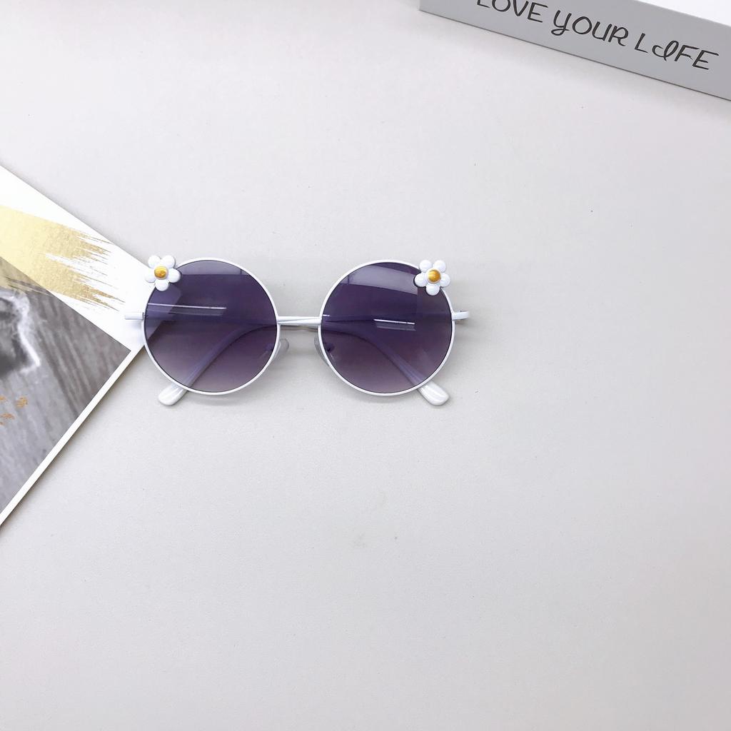 Детские солнцезащитные очки модные вечерние вечерние милые для девочек и мальчиков цветы солнцезащитные очки с защитой от ультрафиолета