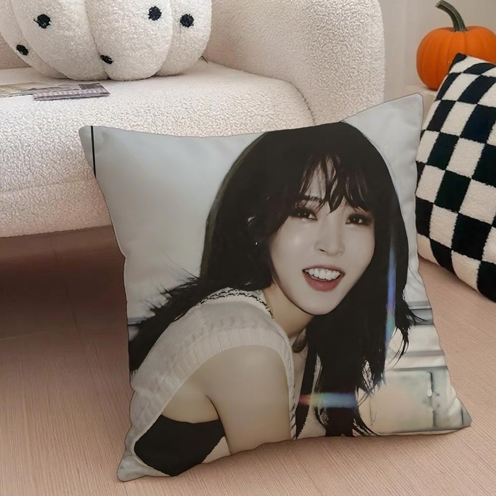 singer cool MMoon Byul Cushion Cover Throw Pillow Cover Hidden Button Durable Polyester Chair Cushion