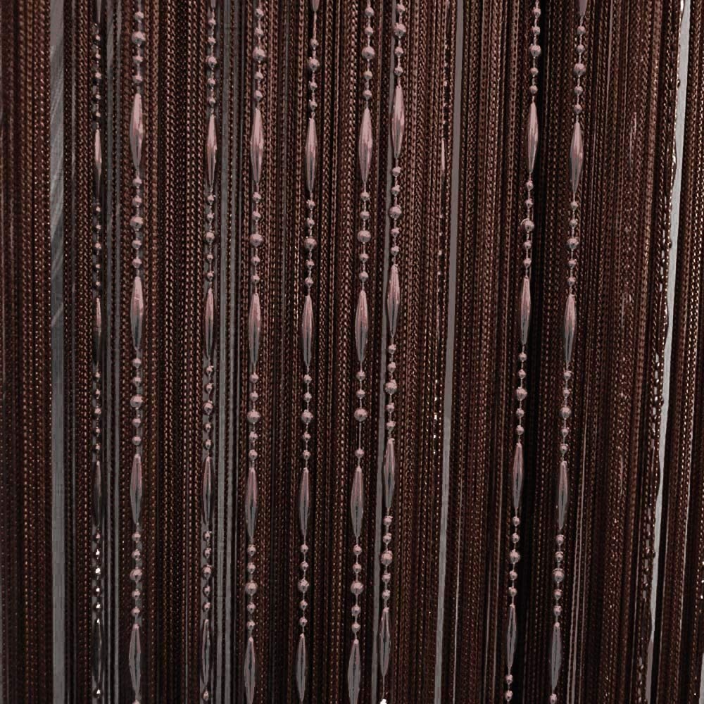 Декоративная цепочка из бисера, капля росы, хрустальное стекло, дверь, перегородка, занавеска на окно, занавеска на веревке