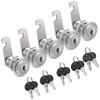 5pcs Security Lock 30mm Cabinet Drawer Lock With Mailbox Lock Combination Cylinder Lock Cabinet Door Lock - DD