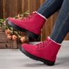 Snow Boots Cold and Warm Cotton Shoes Fleece and Thickened Cotton Boots High-top Boots Women's Boots